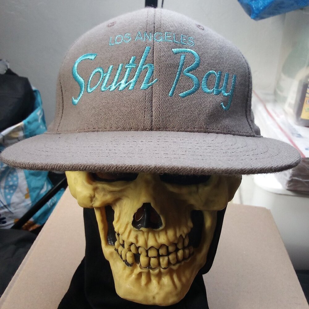 Hood Los Angeles South Bay Script Snap Back Hat Cap